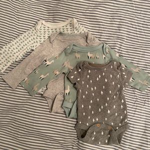 Cloud Island Newborn Onesies